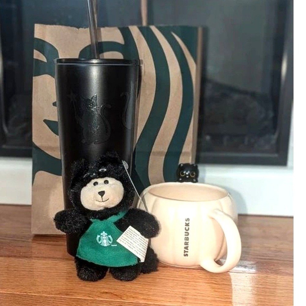 Starbucks Witchy Limited Edition Halloween Black Cat Bundle Spooky Season Coffee